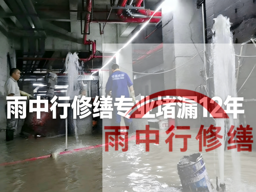 宜昌某污水处理厂钢筋混凝土池堵漏案例